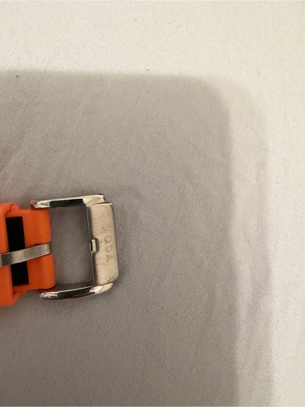 Noda Men's Skeleton Sport Watch in Black and Orange. New without tags.